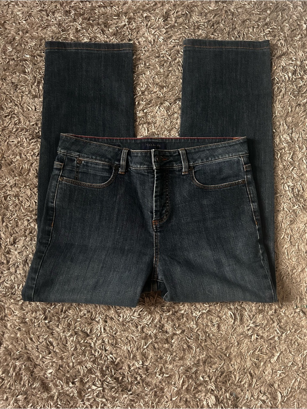 Talbots Women's Dark Indigo Straight Jeans